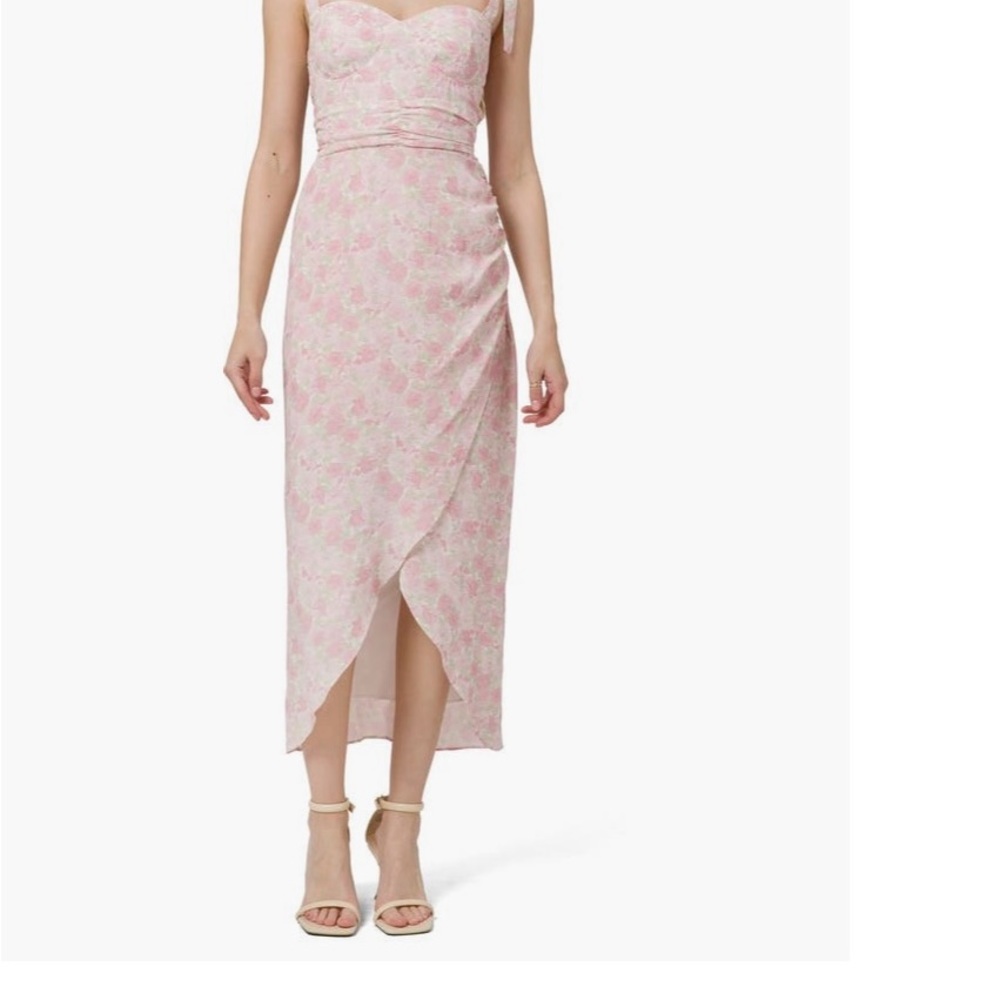 Wayf Pink Floral Dress